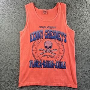 Kenny Chesneys Flora Bama Jama Tank Top Shirt Skull Graphic Mens Small 2014